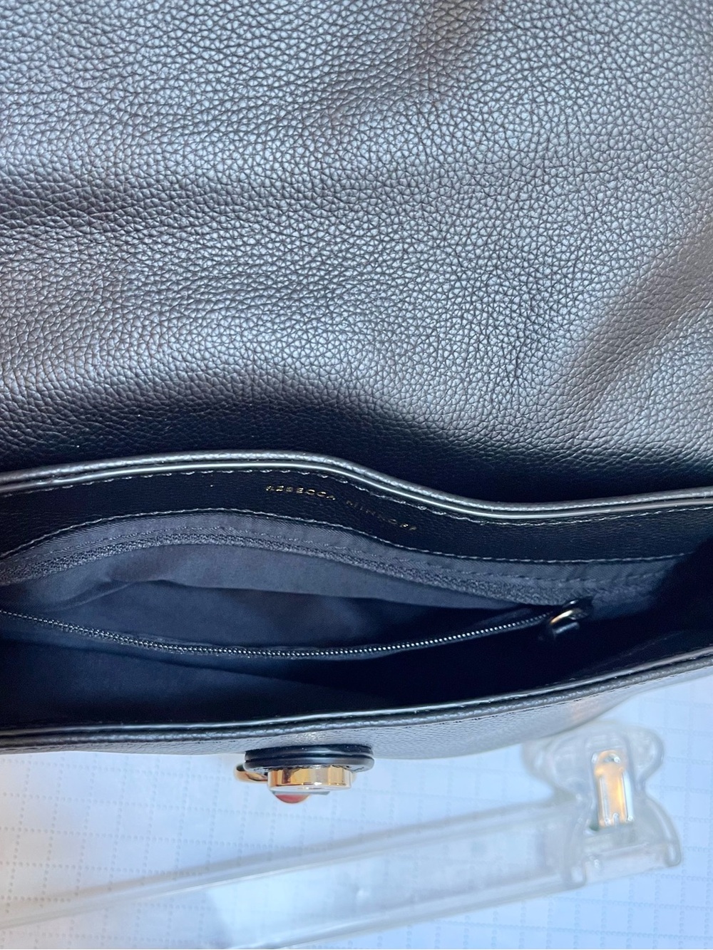 Authentic Rebecca Minkoff leather flap crossbody bag - Picture 12 of 16